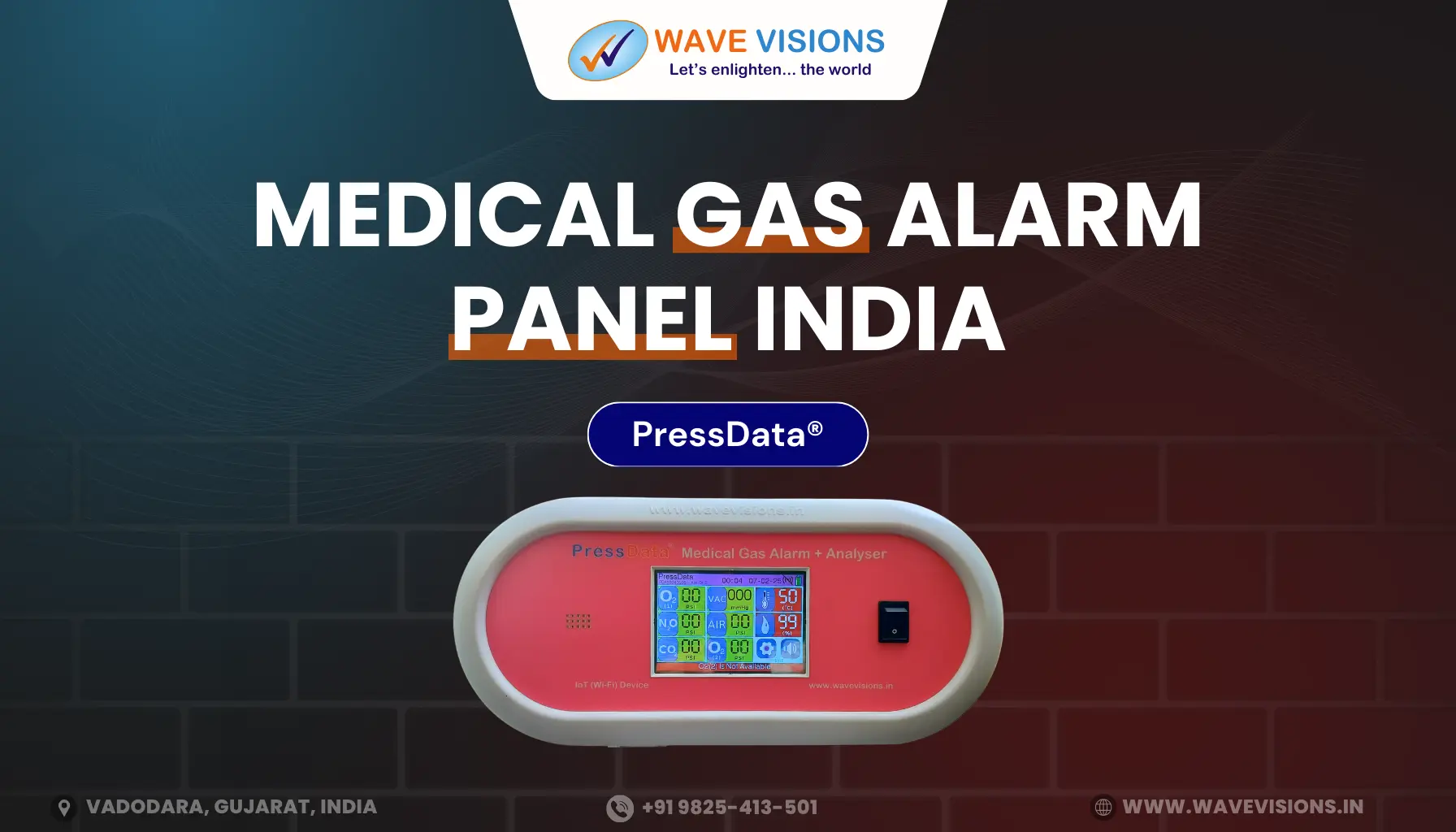 Medical Gas Alarm Panel India