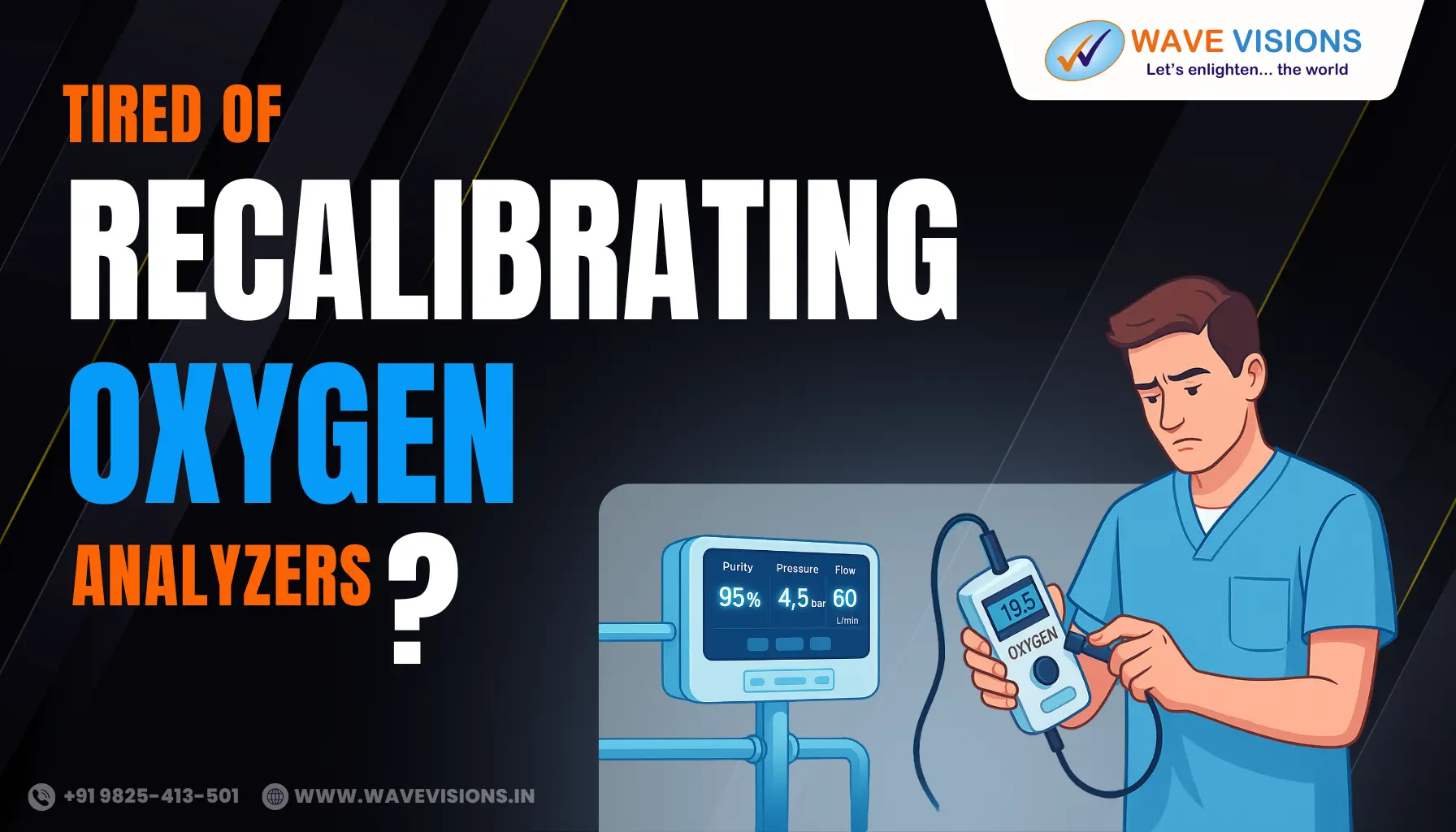 Tired of recalibrating oxygen analyzer