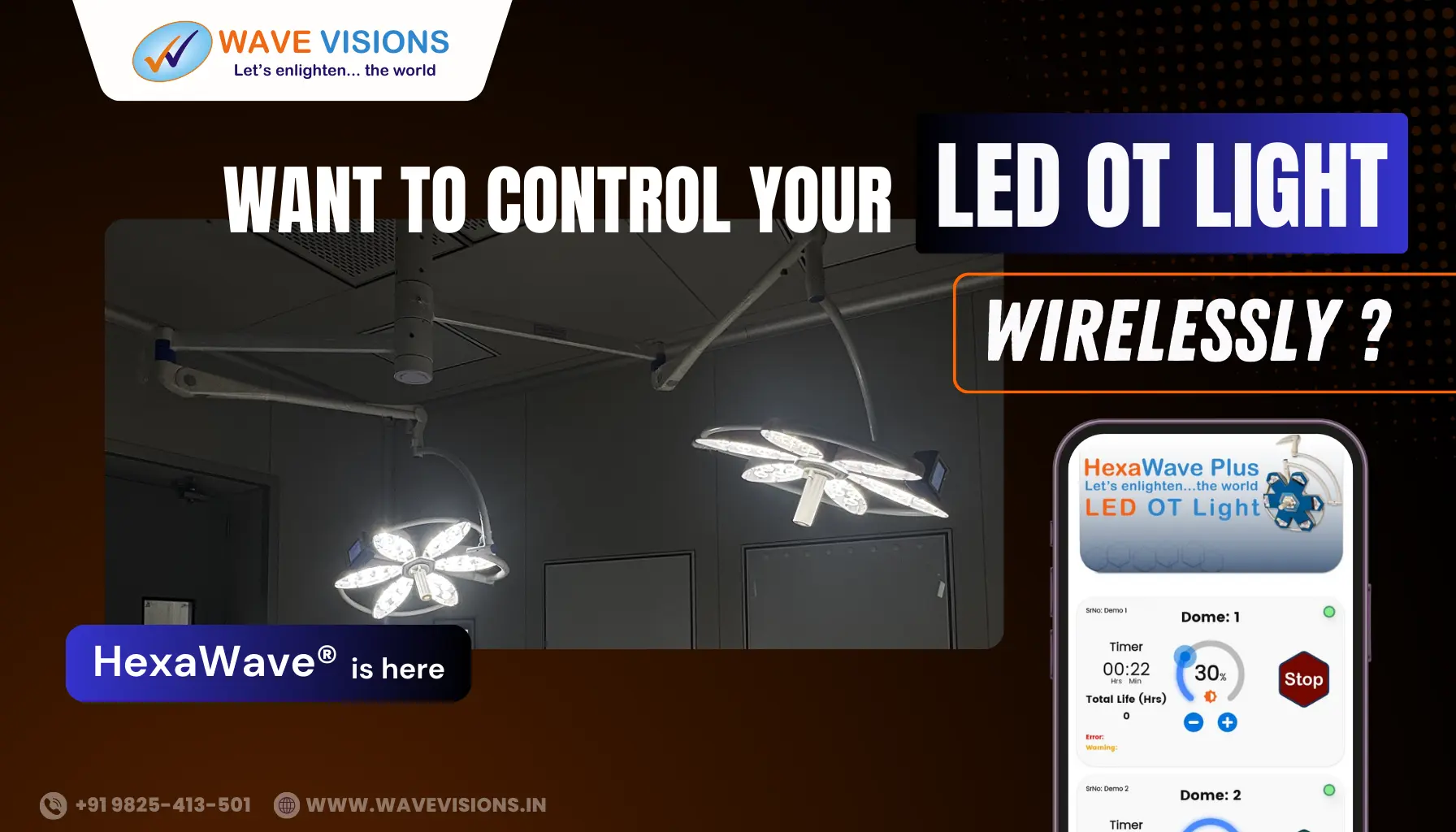 Wireless LED OT Light