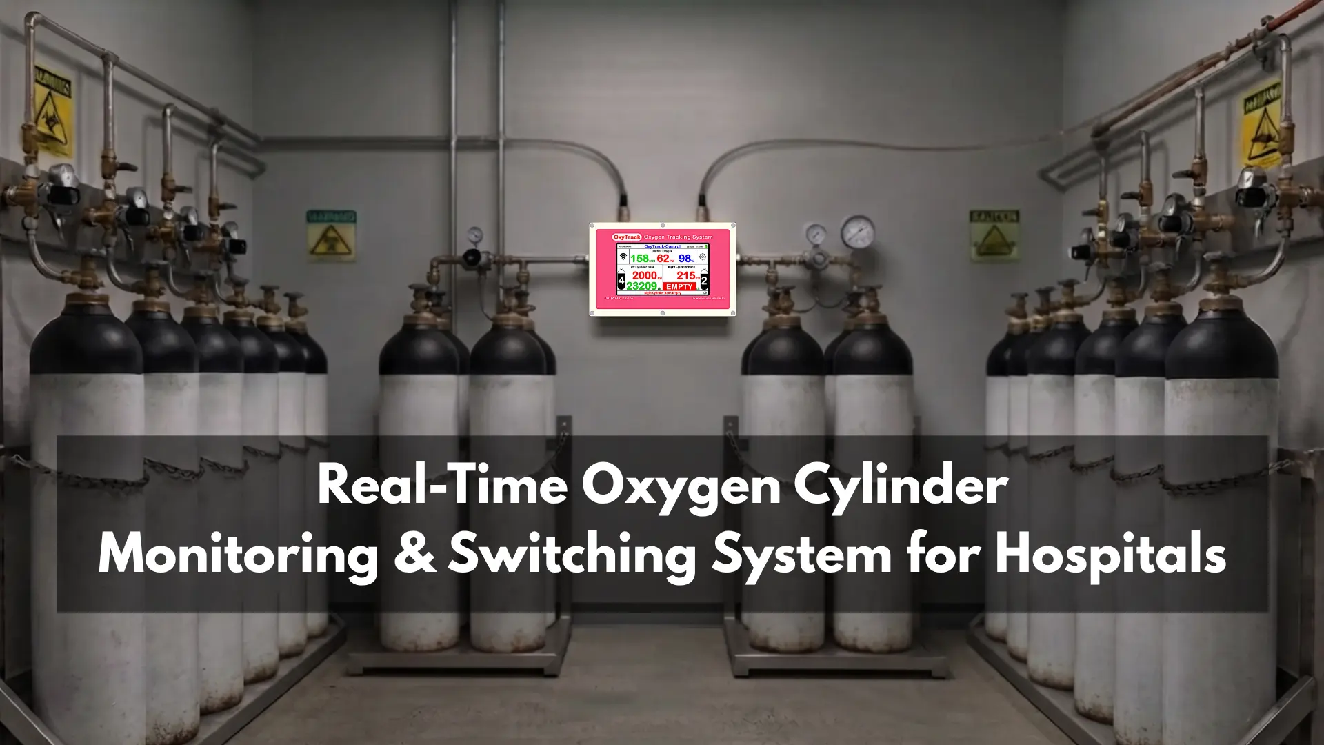 oxygen cylinder monitoring system for hospitals